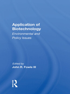 cover image of Application of Biotechnology